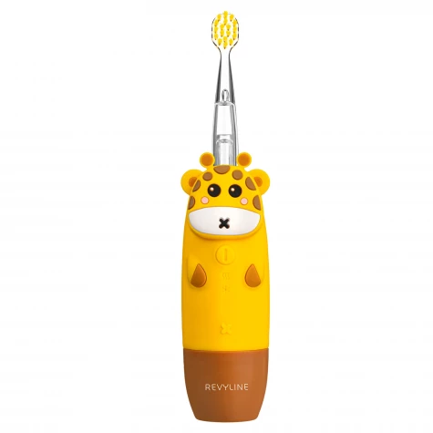 Revyline RL 025 Детская зубная щетка электрическая звуковая (желтая 6110 жираф)