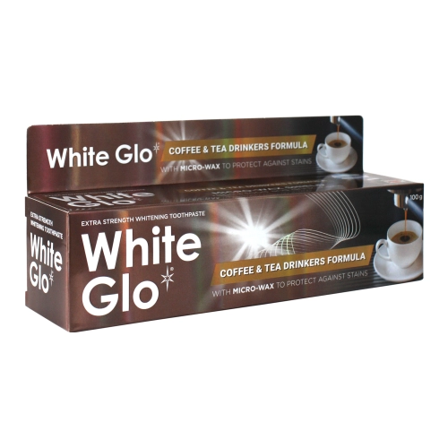 White Glo зубная паста отбеливающая Coffee & tea drinkers formula для любителей кофе и чая 100 г