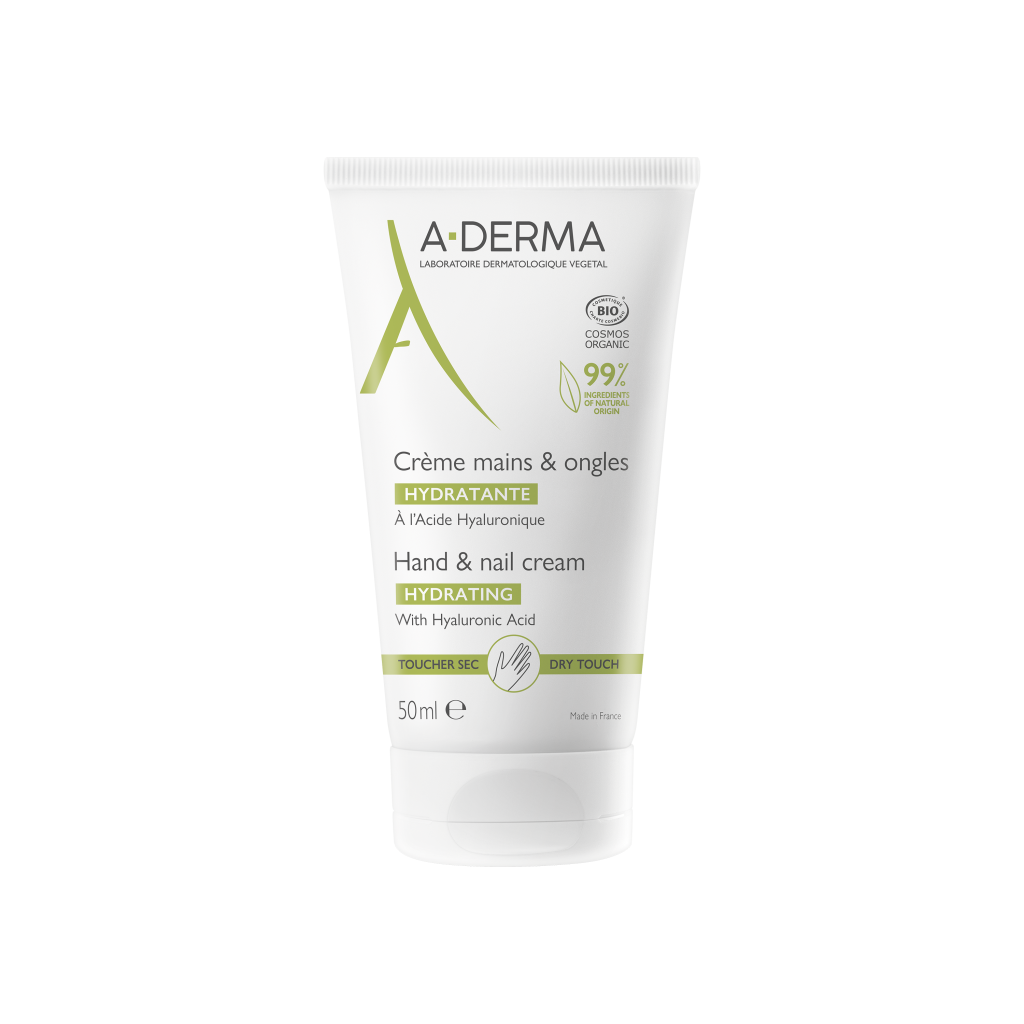A-DERMA Увлажняющий крем для рук и ногтей 50 мл.png