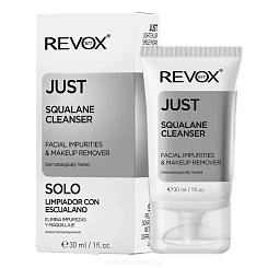 REVOX B77 Эмульсия для очищения и демакияжа лица JUST SQUALANE CLEANSER, 30 мл