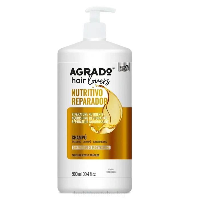 AGRADO Шампунь для сухих и ломких волос "Питание и Восстановление" / NOURISHING RESTORATIVE SHAMPOO, 900мл