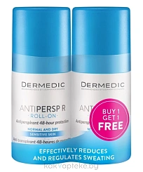 DERMEDIC ANTIPERSP R ROLL-ON НАБОР 1+1 роликовый антиперспирант 60мл