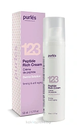 Purles 123 Питательный крем для лица с пептидами, 50 мл