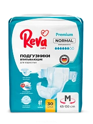 Reva Care Подгузники для взрослых Normal M, 30 шт