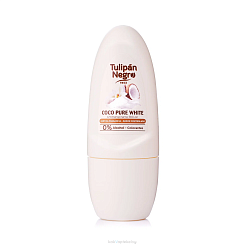 Tulipan Negro Антиперспирант роликовый Белоснежный Кокос/COCO PURE WHITE, 50 мл