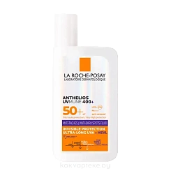 LA ROCHE-POSAY Anthelious UVMUNE 400+ Солнцезащитный флюид против пигментации для лица SPF50+ 50мл