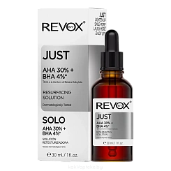 REVOX B77 Кислотный пилинг для лица JUST AHA 30% + BHA 4%, 30 мл