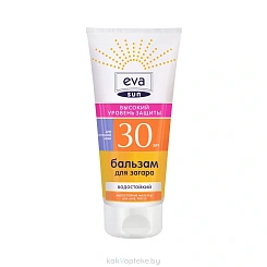 EVA SUN Бальзам для загара, высокий уровень защиты SPF 30, 200 мл
