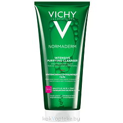 VICHY Normaderm Гель интенсивно очищающий для лица и тела, 200 мл