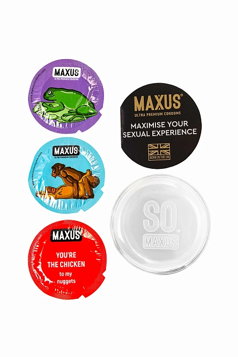 Презервативы мужские из натурального латекса Maxus Classic (Классические) 3 шт в упаковке