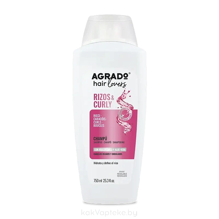 AGRADO Шампунь для вьющихся волос / CURLS&CURLY SHAMPOO, 750мл