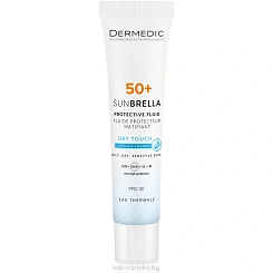 Dermedic SUNBRELLA DRY TOUCH Матирующий защитный флюид SPF 50+ PDD 30, 40 мл