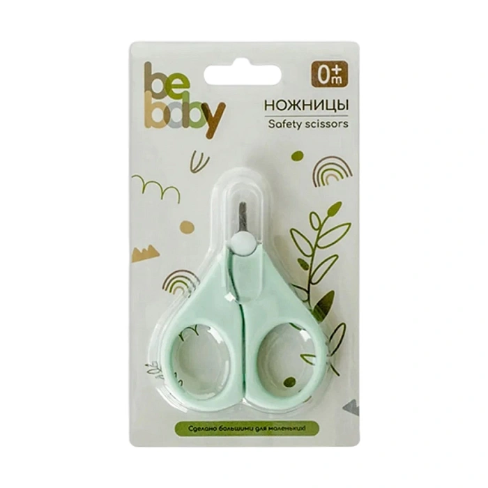 Bebaby Ножницы  0 мес+ (зеленый, розовый) , арт.LM-9057  1 шт