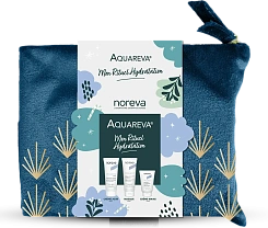 NOREVA АКВАРЕВА НАБОР: Увлажняющий крем для лица 24 ч, насыщенная текстура 40 мл;    Увлажняющая экспресс-маска,  50 мл;
Восстанавливающий крем для рук 24 ч, 50 мл