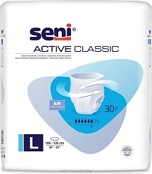 SENI ACTIVE CLASSIC large Трусы впитывающие для взрослых 30 шт
