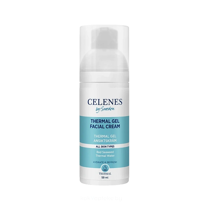 CELENES Термальный крем-гель для лица для всех типов кожи / CELENES  THERMAL FACE GEL CREAM, 50 мл