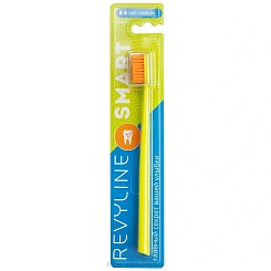 Revyline SM6000 Зубная щетка (салатовая с оранжевой щетиной 5691)