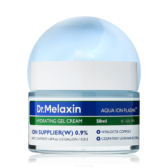 Dr.Melaxin Увлажняющий крем-гель для лица с акво-ионной плазмой Aqua Ion Plasma Hydrating Gel Cream, 50 мл