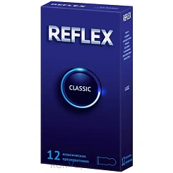 Презервативы из натурального латекса Reflex® Classic в смазке 12шт