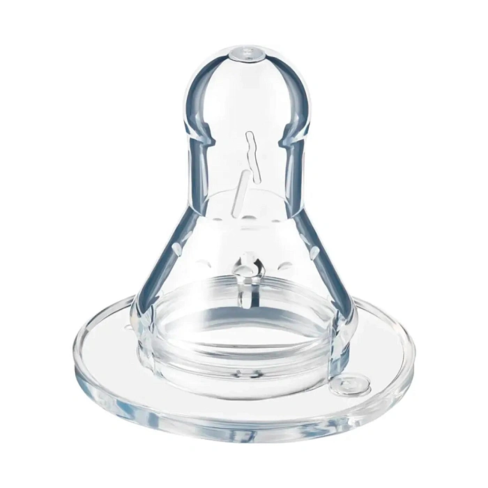 Bebaby Бутылочка пластиковая, антиколиковая, стандартное горлышко, (в комплекте силиконовая соска, круглая, медленный поток, 3 мес+ (голубой, розовый,зеленый), арт.R-06B/240, 240 мл