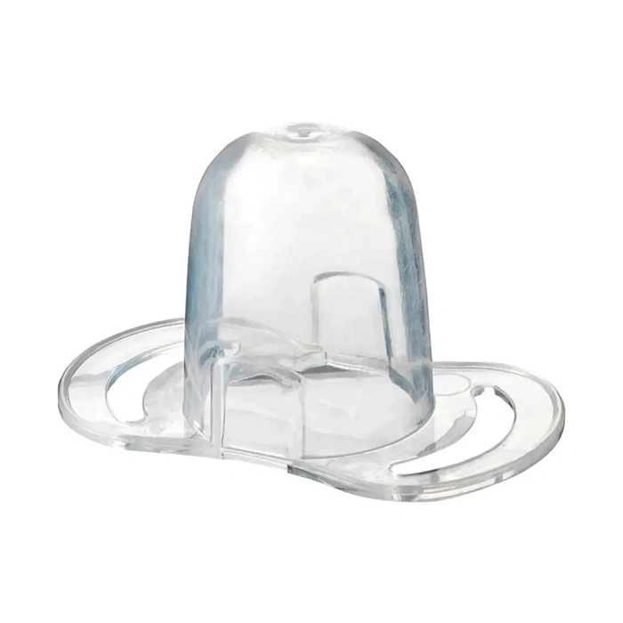 Bebaby Соска-пустышка силиконовая, круглая форма, в комплекте защитный колпачок, 0-6 мес, арт.LM-9227/1