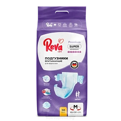 Reva Care Подгузники  для взрослых Super M, 30 шт