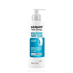 AGRADO Крем для укладки тусклых волос HYALURONIC FIBRE FILLER / HYALURONIC FIBRE FILLER STYLING CREAM, 230мл