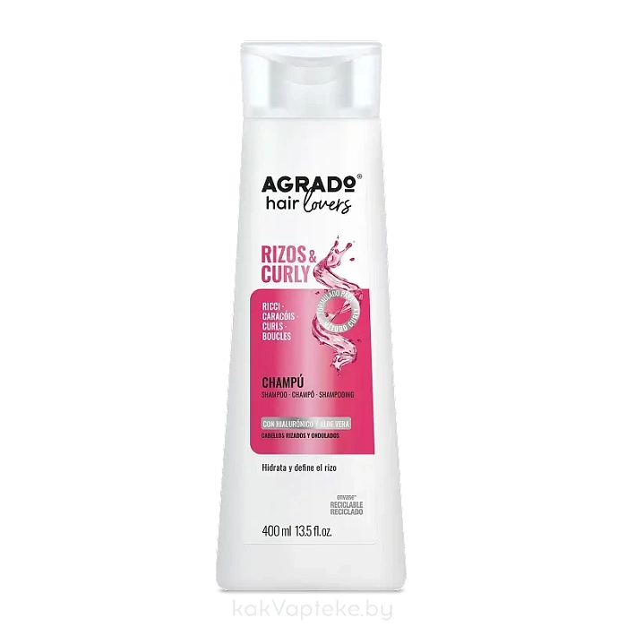 AGRADO Шампунь для вьющихся волос / CURLS&CURLY SHAMPOO, 400мл