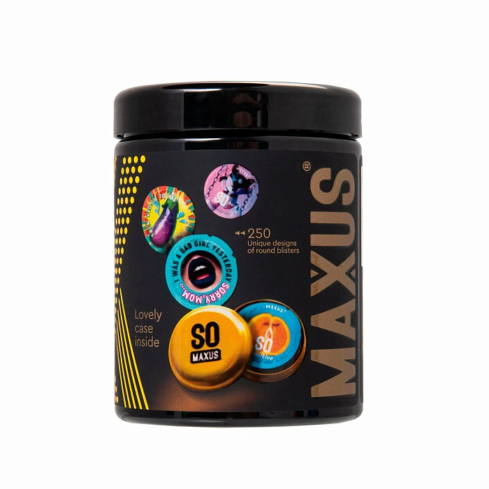 Презервативы мужские из натурального латекса Maxus Special (точечно-ребристые) 12 шт в упаковке