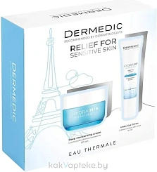 Dermedic набор HYDRAIN3: Сильно увлажняющий крем SPF15, 50мл + Крем под глаза, 15мл