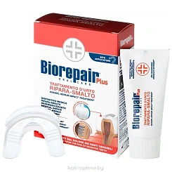 Biorepair Plus Зубная паста Биорепейр Плюс для снижения чувствительности и восстановления эмали зубов/Trattamento D`urto Ripara-Smalto Enamel Repair Impact Treatmen 50 мл