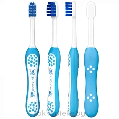 Revyline Baby S3900 Зубная щетка для детей от 0 до 3 лет (7069 голубой)