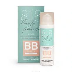 818 beauty formula estiqe Матирующий себорегулирующий ВВ-крем для жирной чувствительной кожи 50 мл