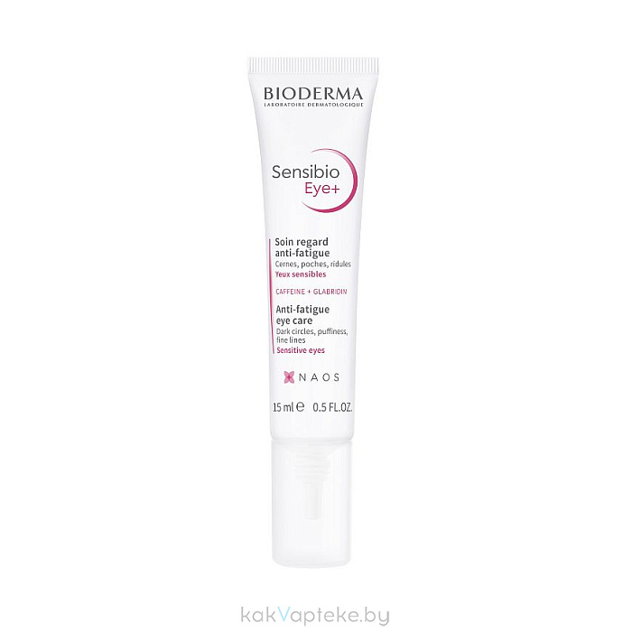 Bioderma Крем для контура глаз Sensibio Eye+ 15 мл