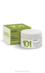 Purles 101 Кремовый скраб для лица с частичками риса, 50 мл