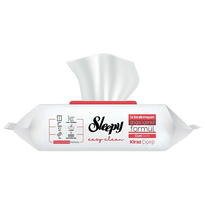 Sleepy Cherry Blossom Влажные салфетки для уборки Цветущая вишня, 100 шт