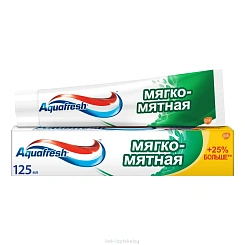 Aquafresh Зубная паста Мягко-мятная 125 мл