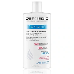 Dermedic CAPILARTE Шампунь успокаивающий для волос и сверхчувствительной кожи головы 300мл