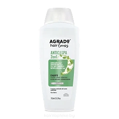 AGRADO Шампунь против перхоти + кондиционер 2 в 1 / 2 IN 1 ANTI-DANDRUFF SHAMPOO, 750мл