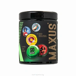 Набор презервативов гладкие и текстурированные Maxus Mixed 12шт:гладкие-8 шт, текстурированные-4 шт