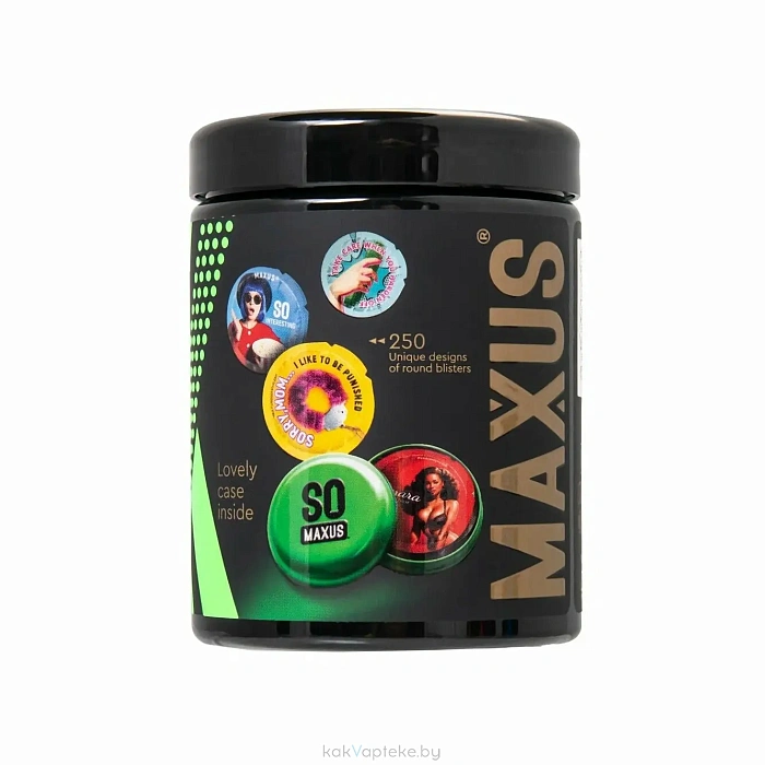 Набор презервативов гладкие и текстурированные Maxus Mixed 12шт:гладкие-8 шт, текстурированные-4 шт