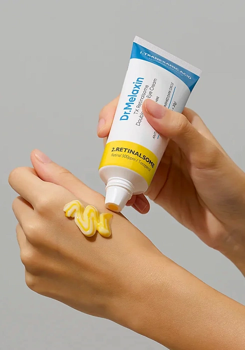 Dr.Melaxin Крем для кожи вокруг глаз с ретиналем, пептидами и транексамовой кислотой TX Retinalsome Double Effect Eye Cream, 40 г