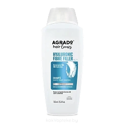 AGRADO Шампунь для тусклых волос HYALURONIC FIBRE FILLER / HYALURONIC FIBRE FILLER SHAMPOO, 750мл