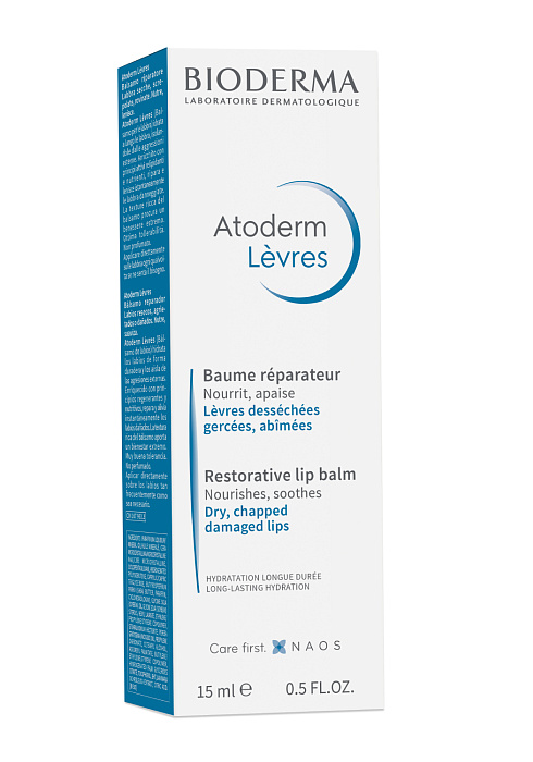 Bioderma Бальзам для губ Аtoderm 15 мл