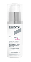 NOREVA ТРИО ВАЙТ МЕЛА Сыворотка против тёмных пятен (для осветления кожи, 30 мл