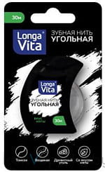 Longa Vita зубная нить (угольная), арт. DF-01