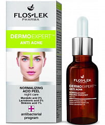 Floslek Пилинг кислотный для лица Dermo expert ANTI ACNE Normalizing acid peel, 30 мл