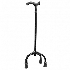 Аверсус Трость опорная металлическая (алюминевая сплав)регулируемая по высоте(22Т/4, на 4-х опорах)