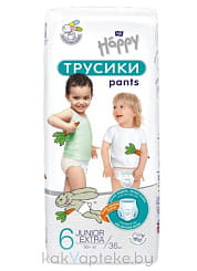 Bella Baby Happy Junior Extra Подгузники-трусики гигиенические для детей универсальные, 36 шт