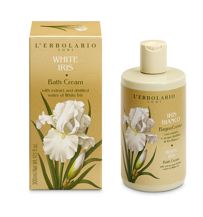 L'Erbolario БЕЛЫЙ ИРИС Крем для принятия ванны 300 мл